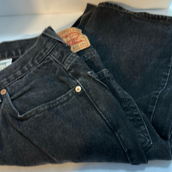 Levi's Other - Levi Strauss 505 Black Denim Jeans #1004